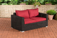 CLP 2er-Sofa Bilbao / Madeira Rubinrot – Produktabbildung 5