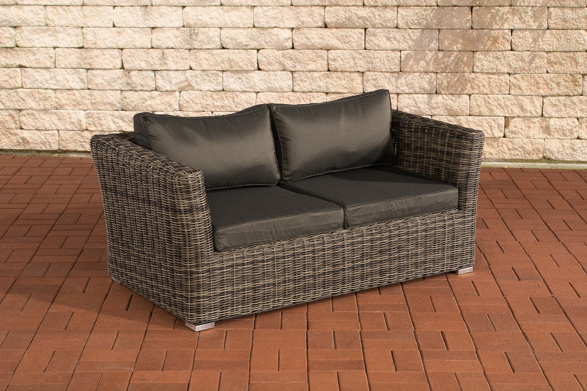 CLP 2er Sofa Mandal Anthrazit