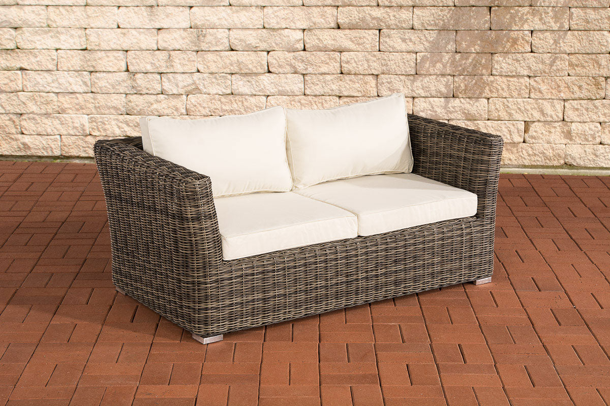 CLP 2er Sofa Mandal Cremeweiss