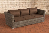 CLP 3er Sofa Mandal Terrabraun