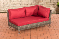 CLP Ecksofa Moss Rubinrot