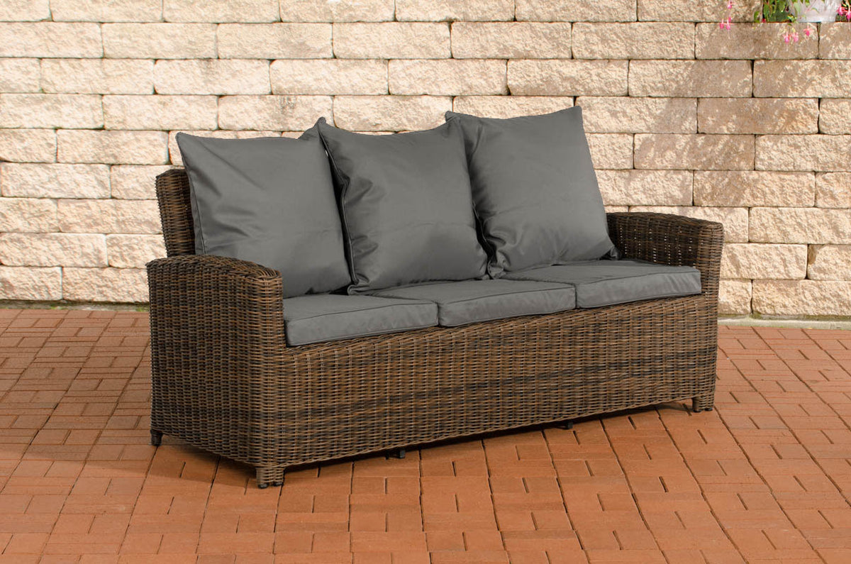 CLP Sofa 3er Fisolo Eisengrau 5mm