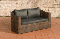 CLP 2er-Sofa Bergen Anthrazit