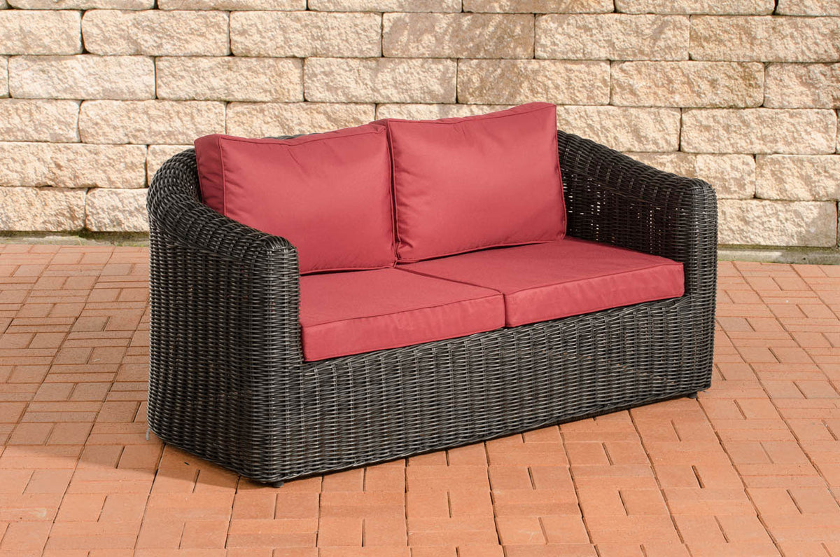 CLP 2er-Sofa Bergen Rubinrot 5mm – Produktabbildung 5