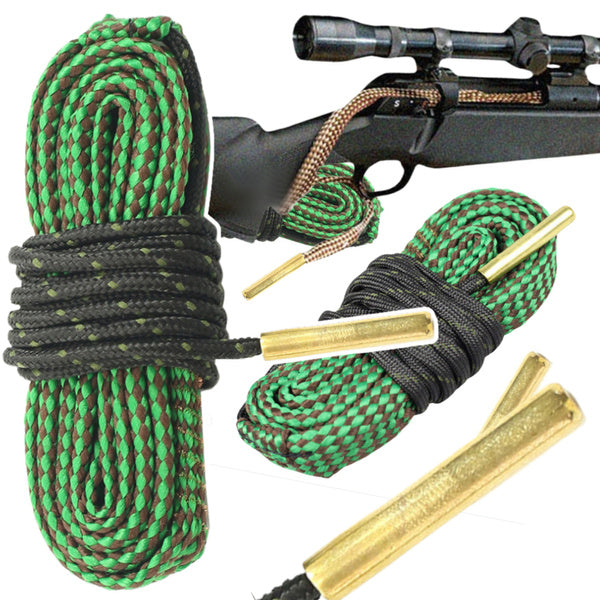 Gun cleaning rod with integrated brushes (5)
