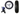 Plastic wheel with rubber tire (inflatable) PRO 700 front