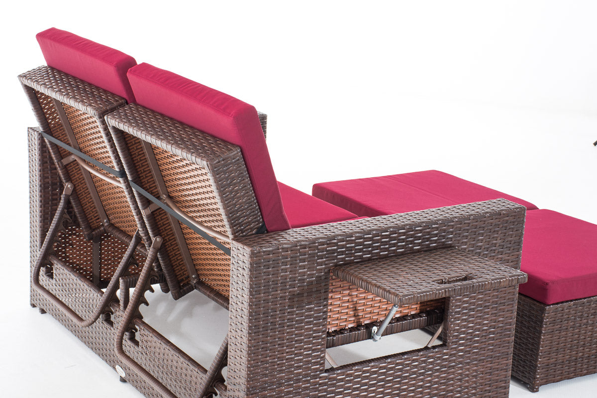 CLP Sofa Ancona Rubinrot – Produktabbildung 6