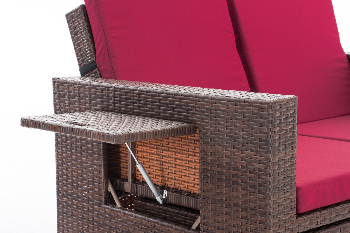 CLP Sofa Ancona Rubinrot – Produktabbildung 9