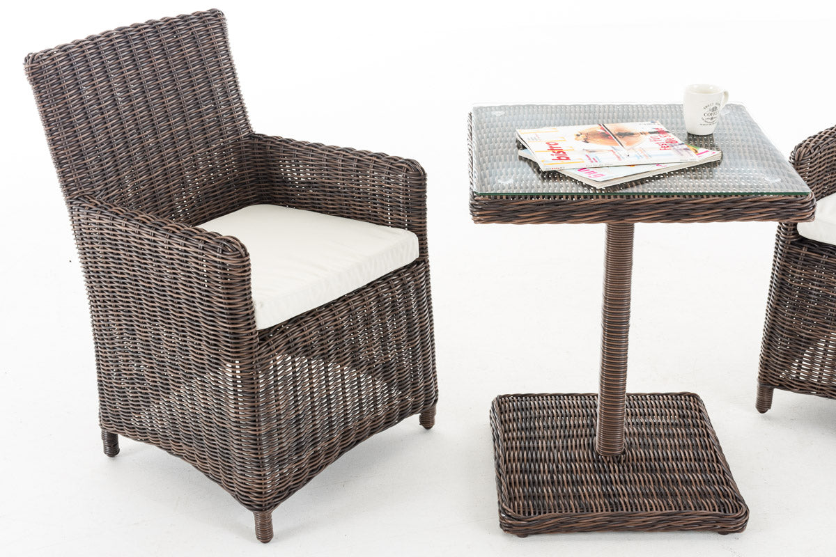 CLP Sitzgruppe Palermo 5mm Cremeweiß – Produktabbildung 3