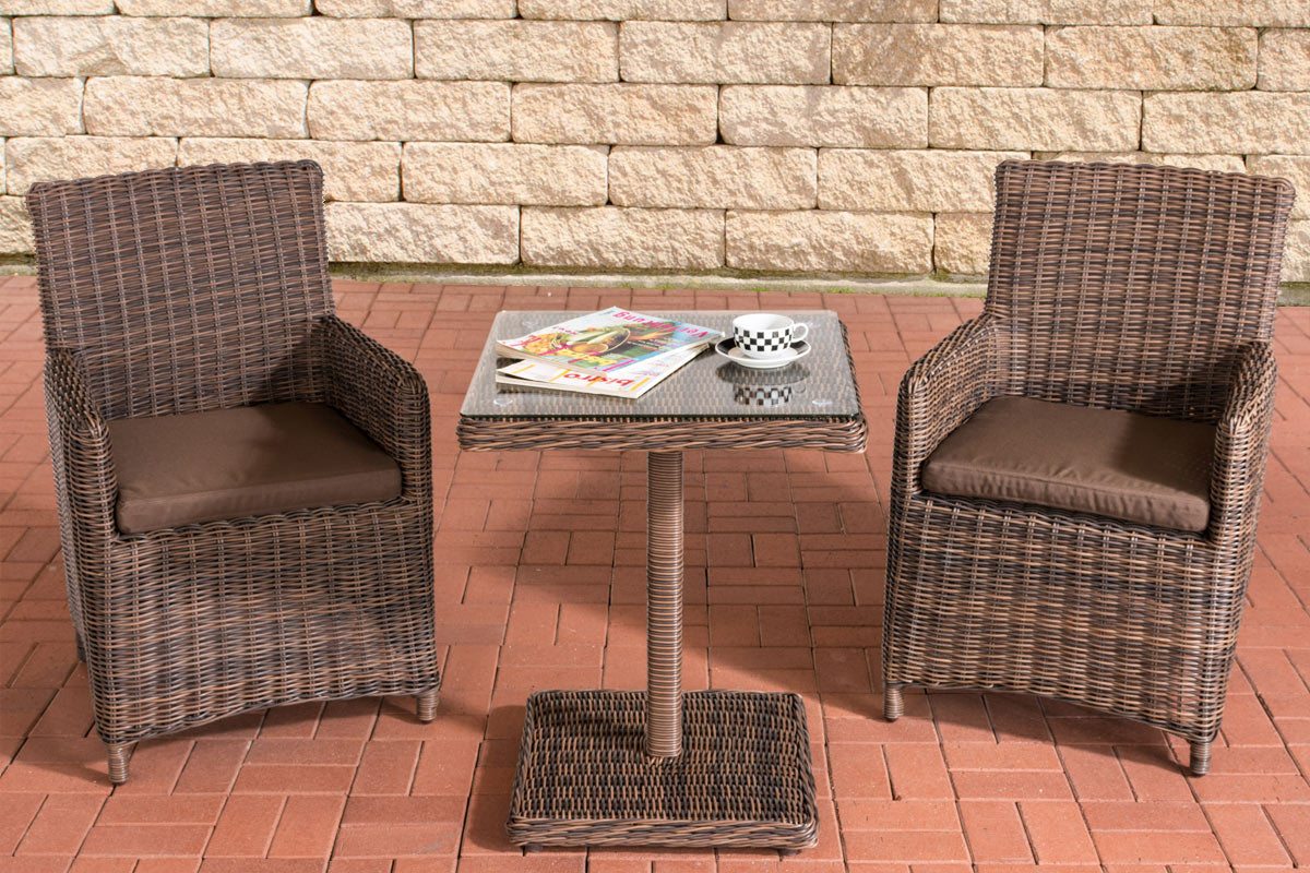 CLP Sitzgruppe Palermo 5mm Terrabraun