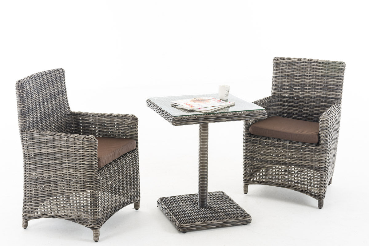 CLP Sitzgruppe Palermo 5mm Terrabraun – Produktabbildung 6
