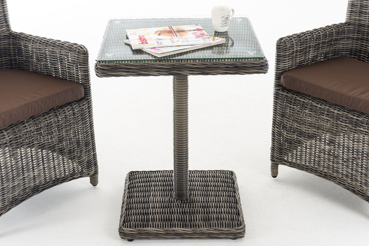 CLP Sitzgruppe Palermo 5mm Terrabraun – Produktabbildung 8