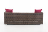 CLP Lounge-Sofa Solano 5mm Rubinrot – Produktabbildung 4