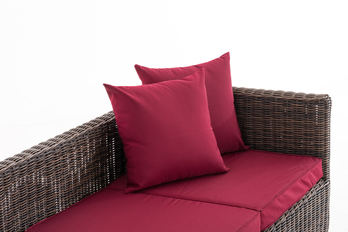 CLP Lounge-Sofa Solano 5mm Rubinrot – Produktabbildung 5