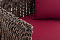 CLP Lounge-Sofa Solano 5mm Rubinrot – Produktabbildung 7