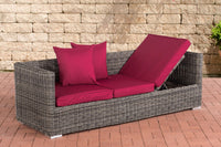 CLP Lounge-Sofa Solano 5mm Rubinrot – Produktabbildung 9