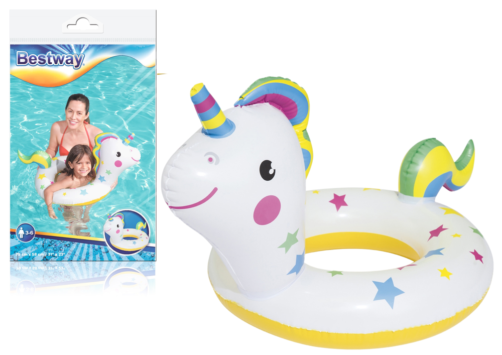 Unicorn swim ring 79 x 58 cm Bestway 36128