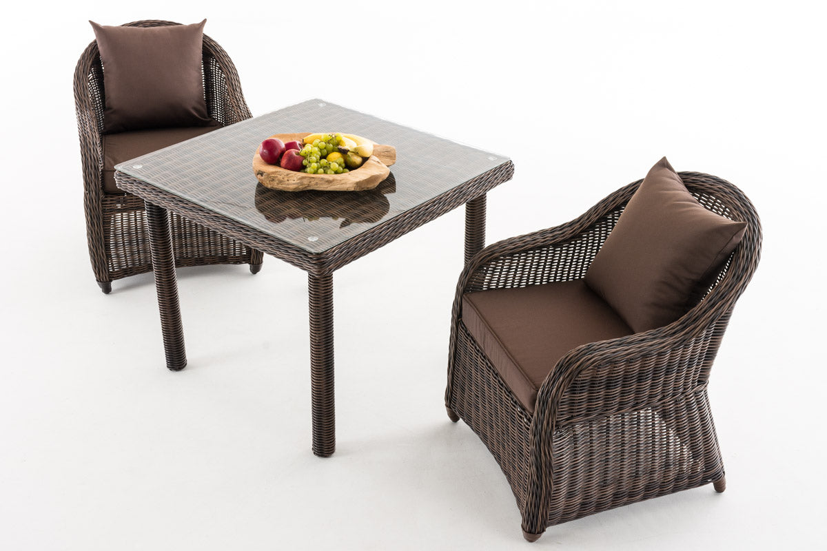 CLP Sitzgruppe San Juan K80 Terrabraun – Produktabbildung 2