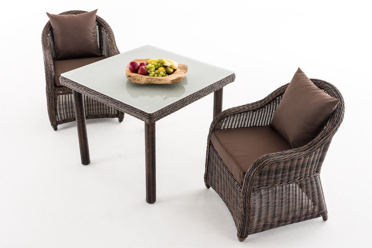 CLP Sitzgruppe San Juan M90 Terrabraun – Produktabbildung 2