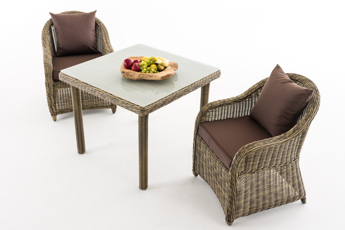 CLP Sitzgruppe San Juan M80 Terrabraun – Produktabbildung 7