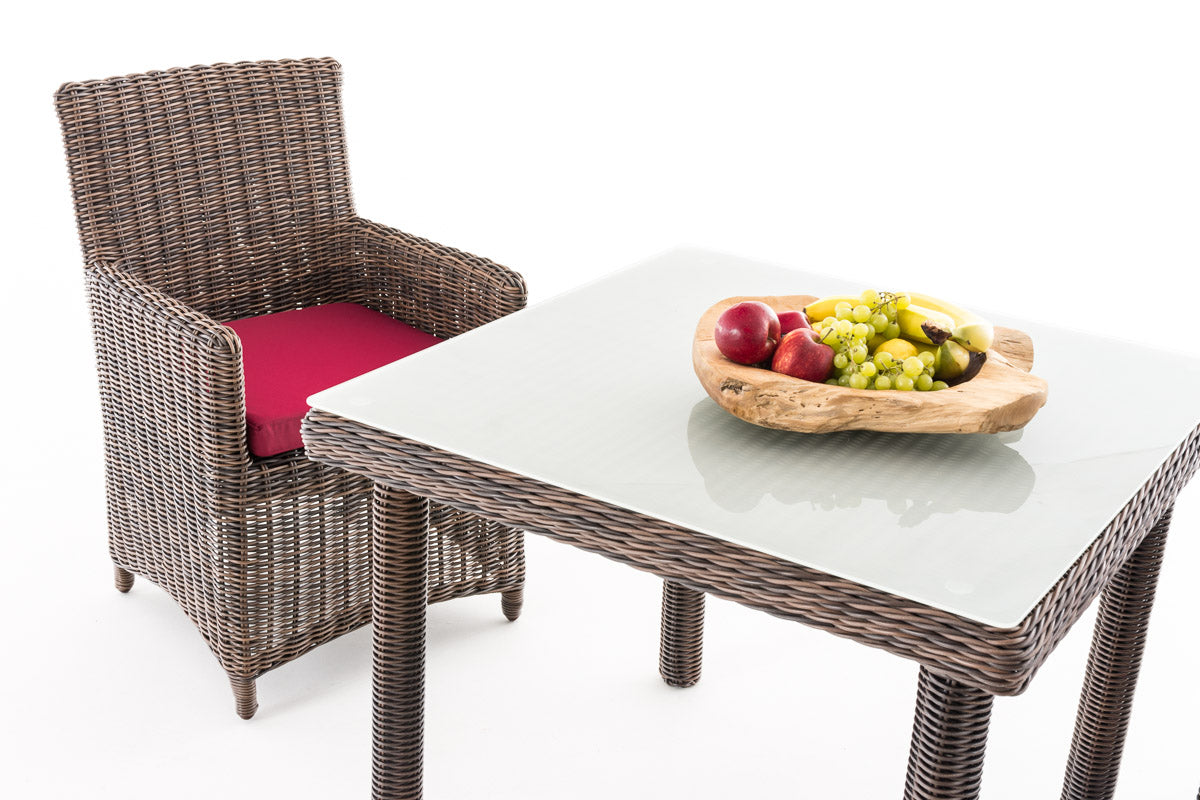 CLP Sitzgruppe Dorado M80 Rubinrot – Produktabbildung 4