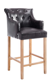 Barhocker Lykso Kunstleder antik-hell