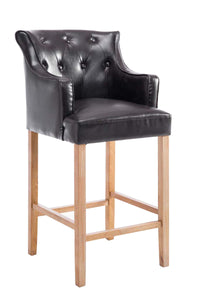 Barhocker Lykso Kunstleder antik-hell