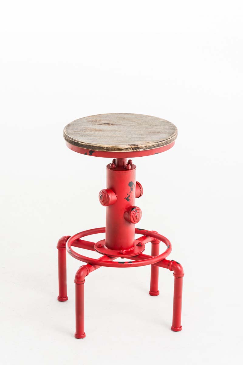 Barhocker Lumos, Holz, antik