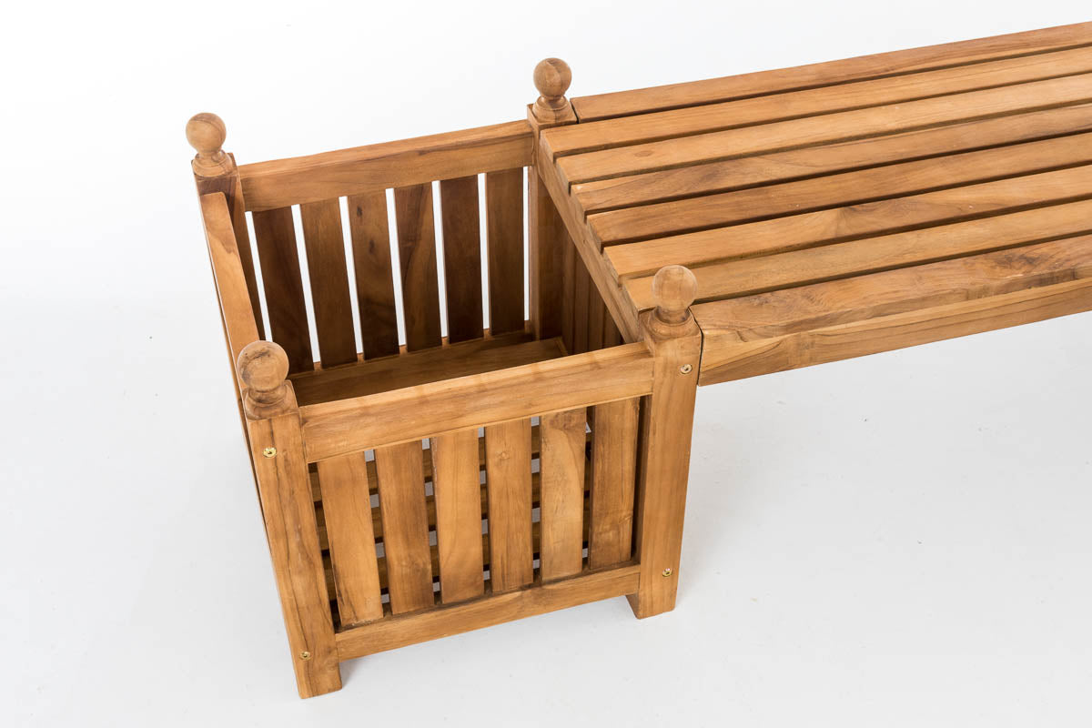 CLP Blumenkasten mit Bank Baldrian – Produktabbildung 4