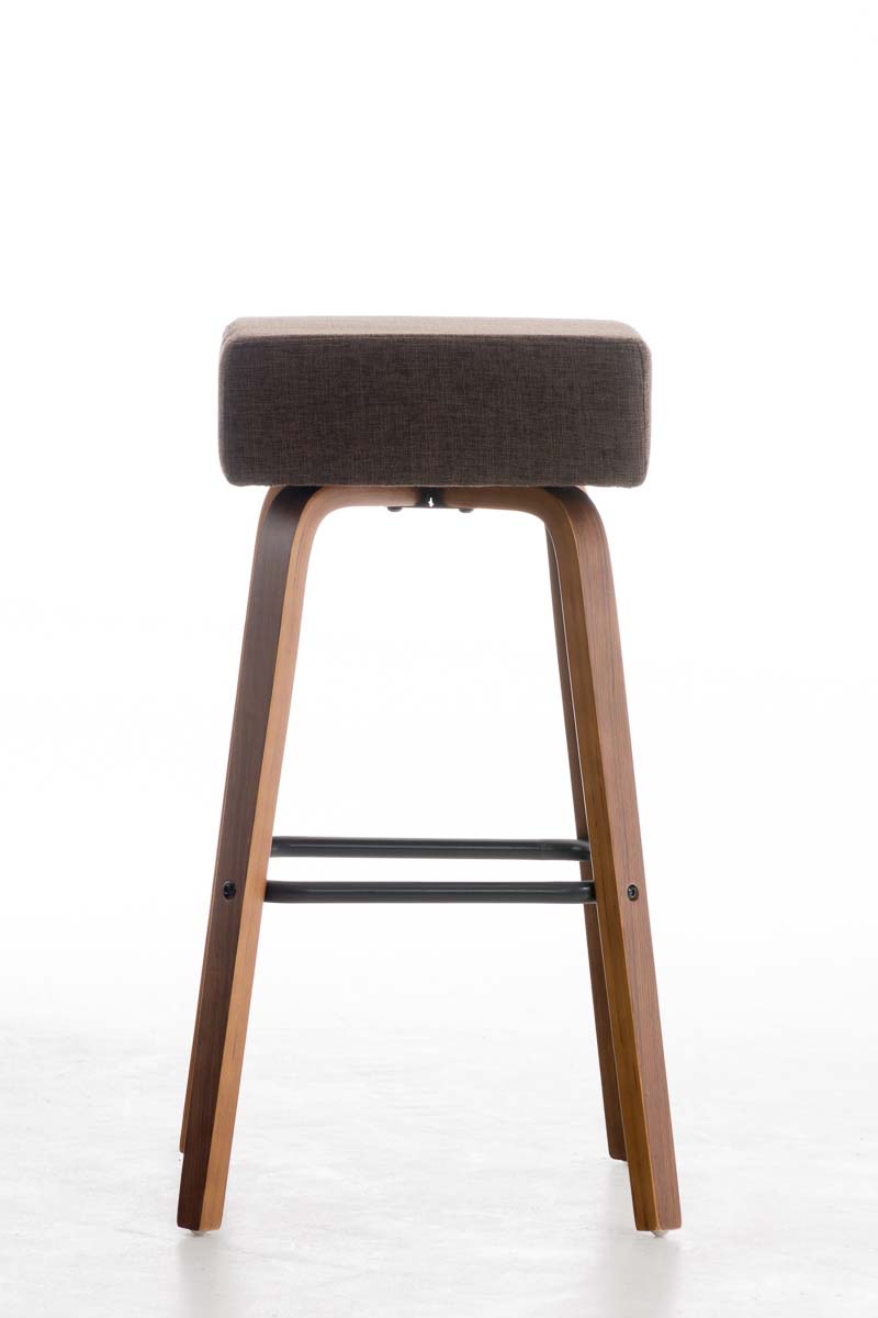 Barhocker Luca Stoff walnuss