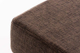 Barhocker Luca Stoff walnuss