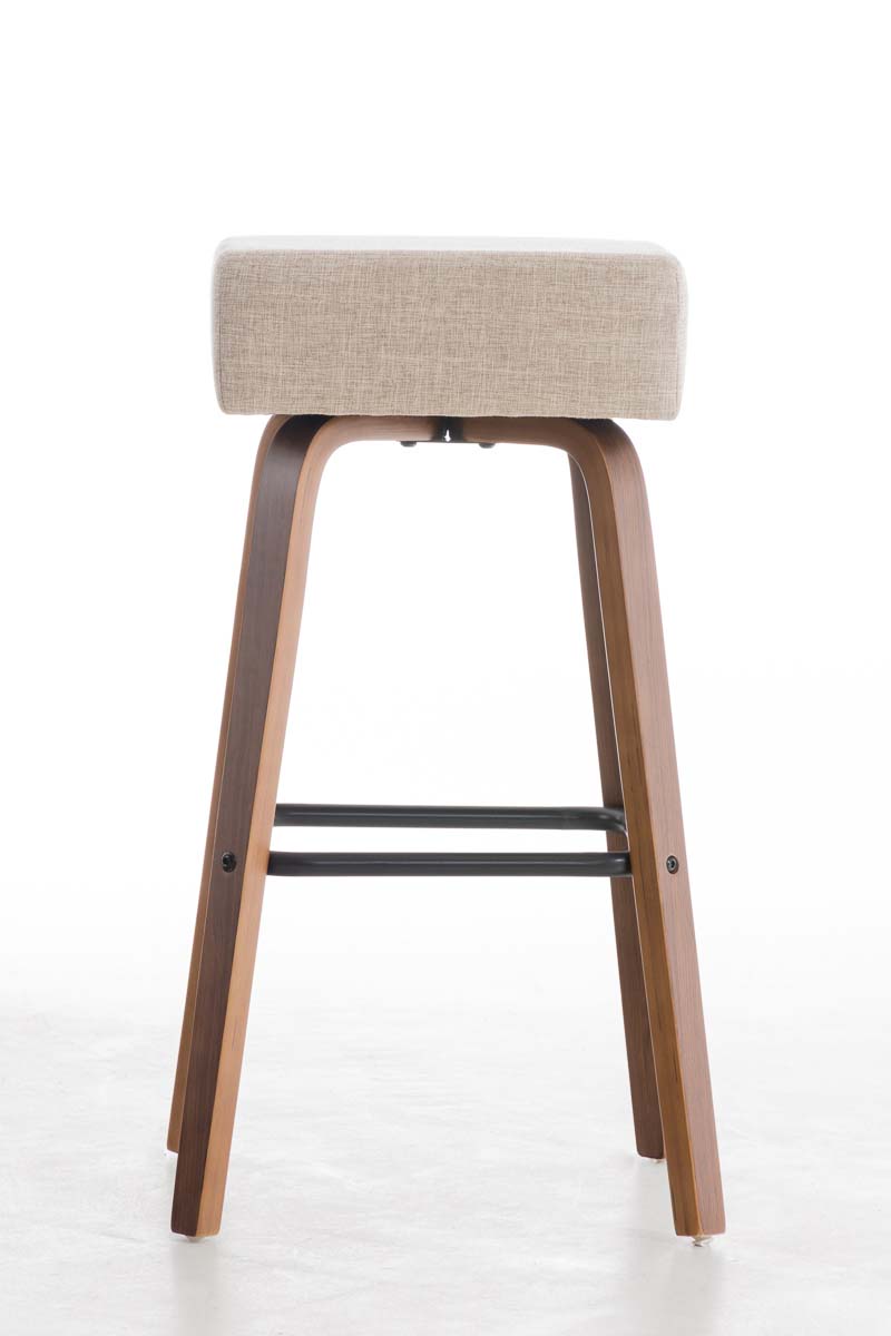 Barhocker Luca Stoff walnuss