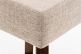 Barhocker Luca Stoff walnuss