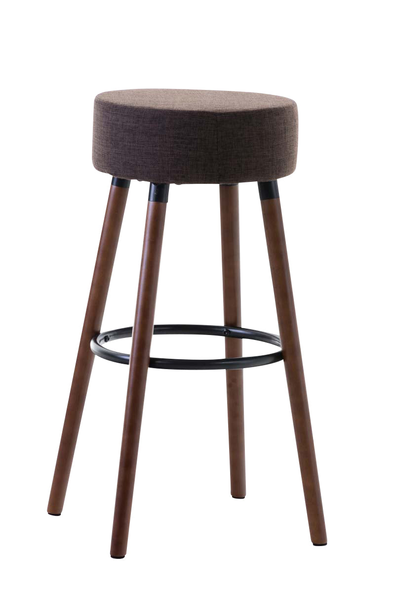 Barhocker Karl Stoff walnuss