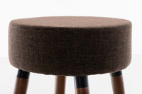 Barhocker Karl Stoff walnuss