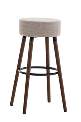 Barhocker Karl Stoff walnuss
