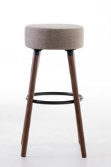 Barhocker Karl Stoff walnuss