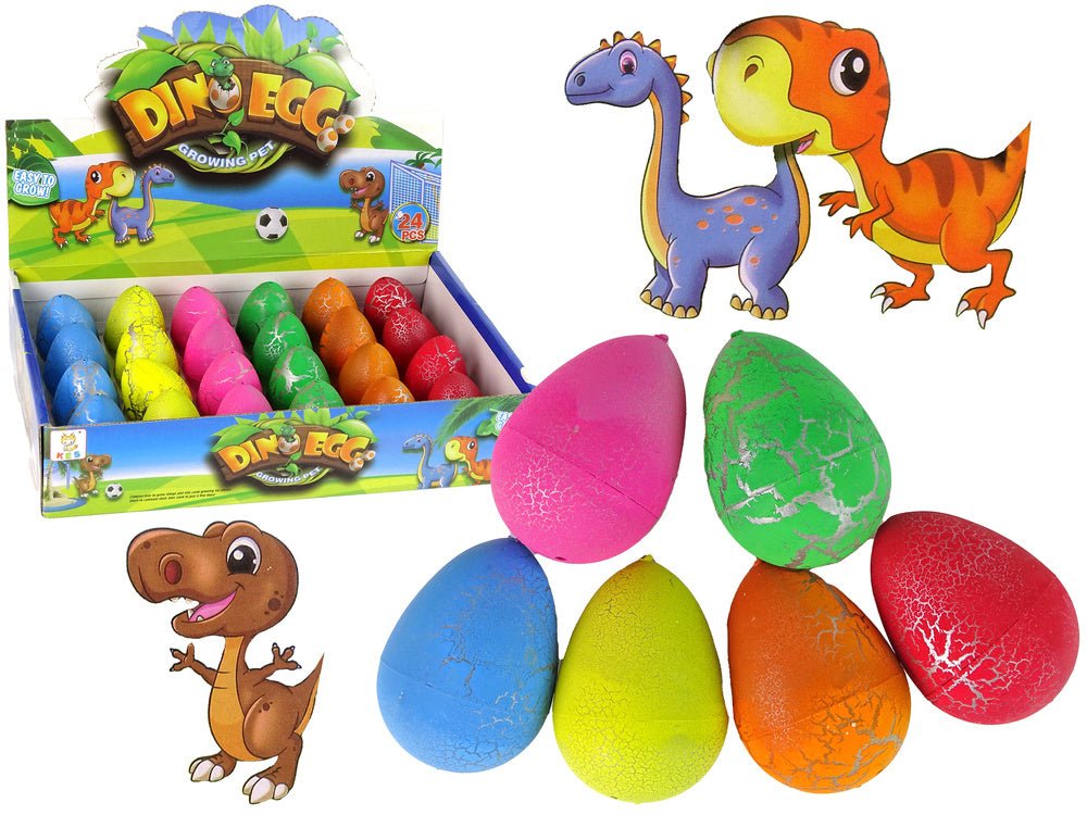 Hatching Magic Dinosaur Egg Growing 6 cm colors