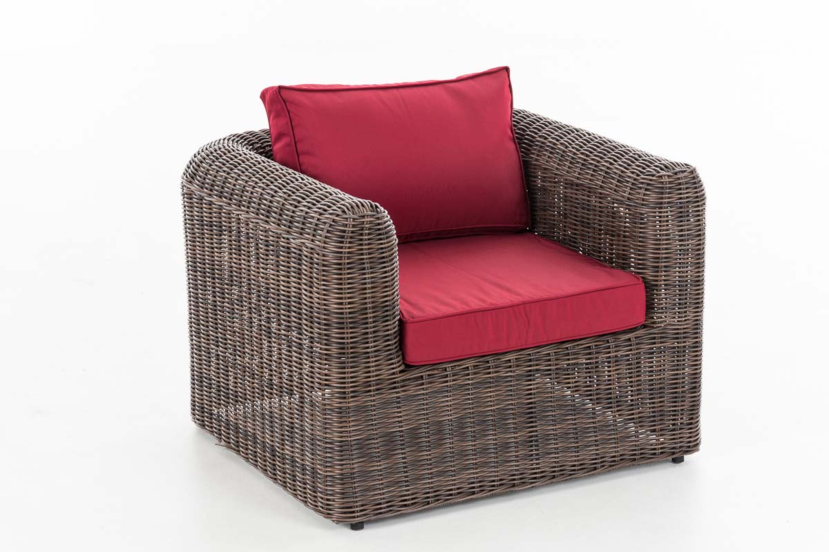 CLP Sessel Marbella Rubinrot 5mm – Produktabbildung 2