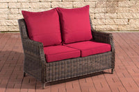 CLP 2er Sofa Montero Rubinrot