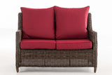 CLP 2er Sofa Montero Rubinrot – Produktabbildung 2