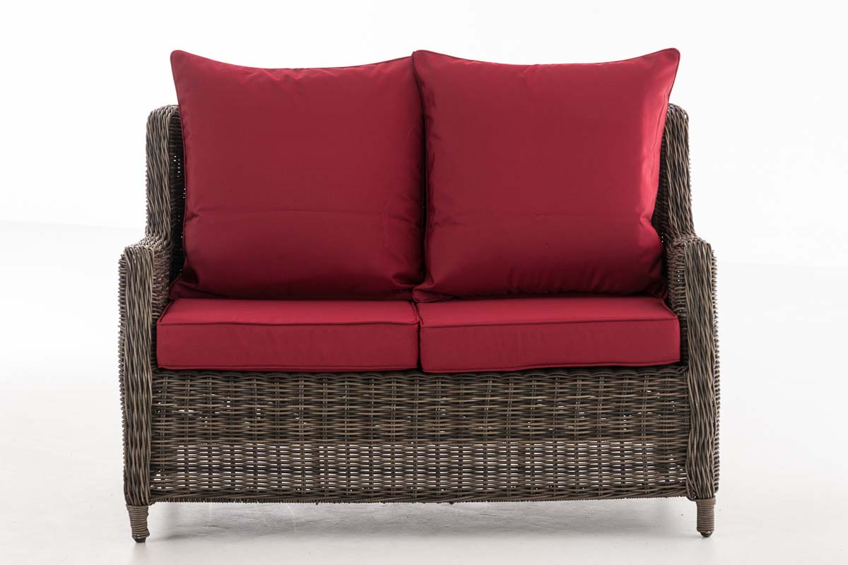 CLP 2er Sofa Montero Rubinrot – Produktabbildung 7