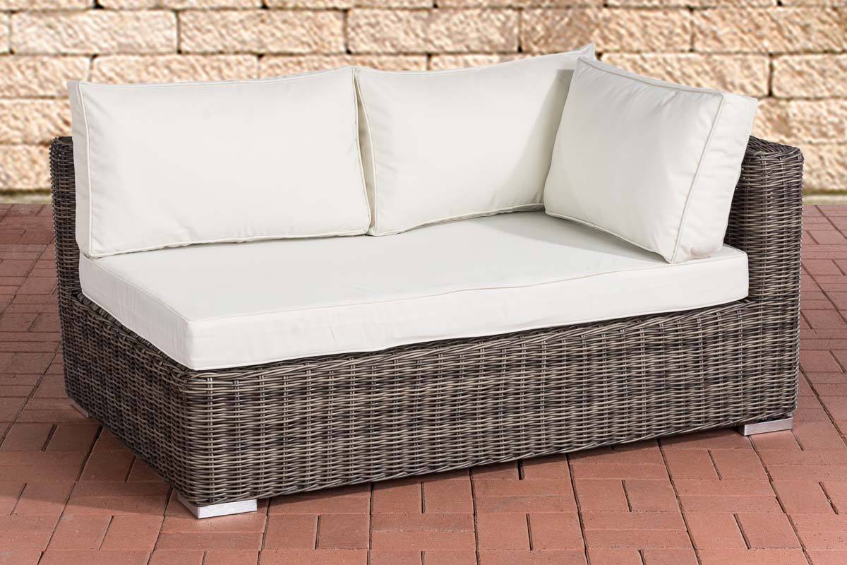CLP Ecksofa Terrassa Links Cremeweiss