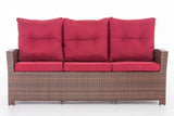 CLP Sofa 3er Fisolo rubinrot – Produktabbildung 8