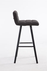 CLP Barhocker Lincoln V2 Stoff Schwarz – Produktabbildung 9