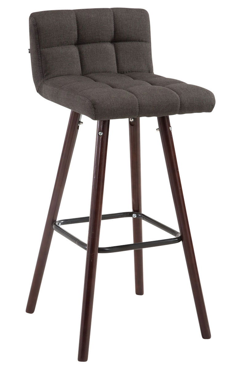 CLP Barhocker Lincoln V2 Stoff Walnuss – Produktabbildung 7