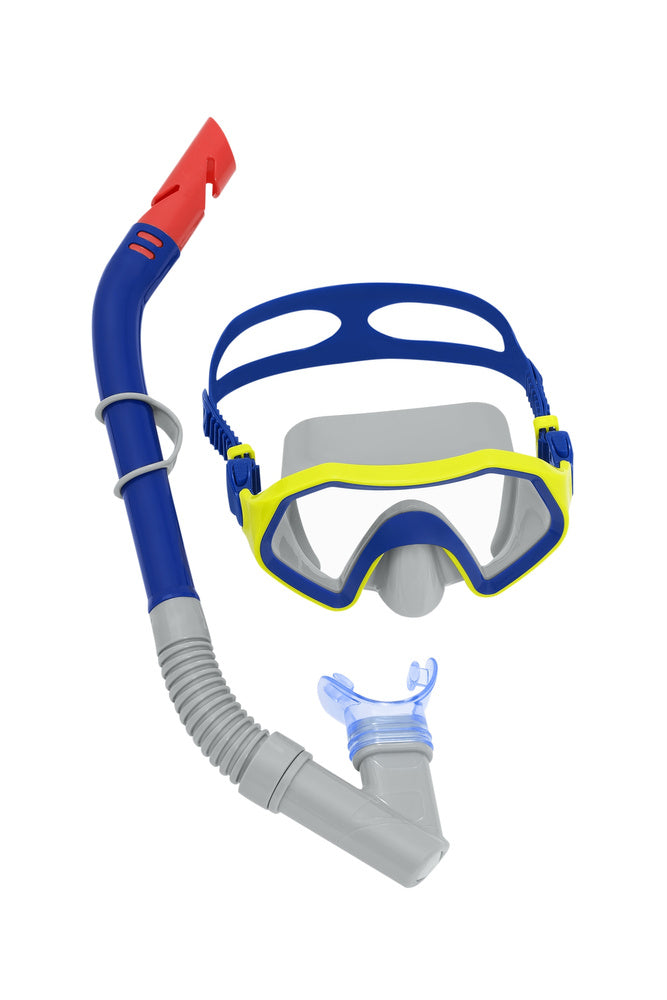 Children's Snorkeling Set Blue Mask, Fins, Snorkel Bestway 25046 (2)