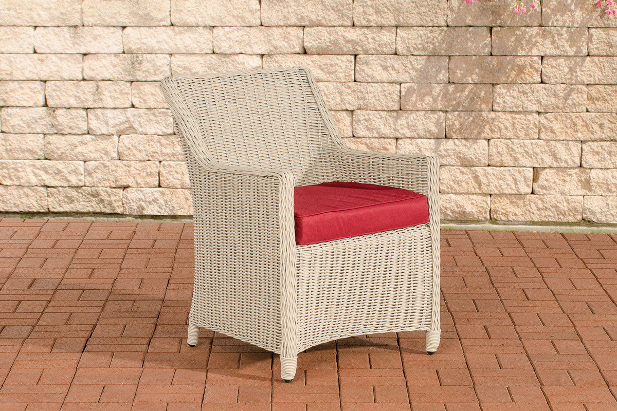 CLP 6er Set Sessel Sandnes Rubinrot – Produktabbildung 4