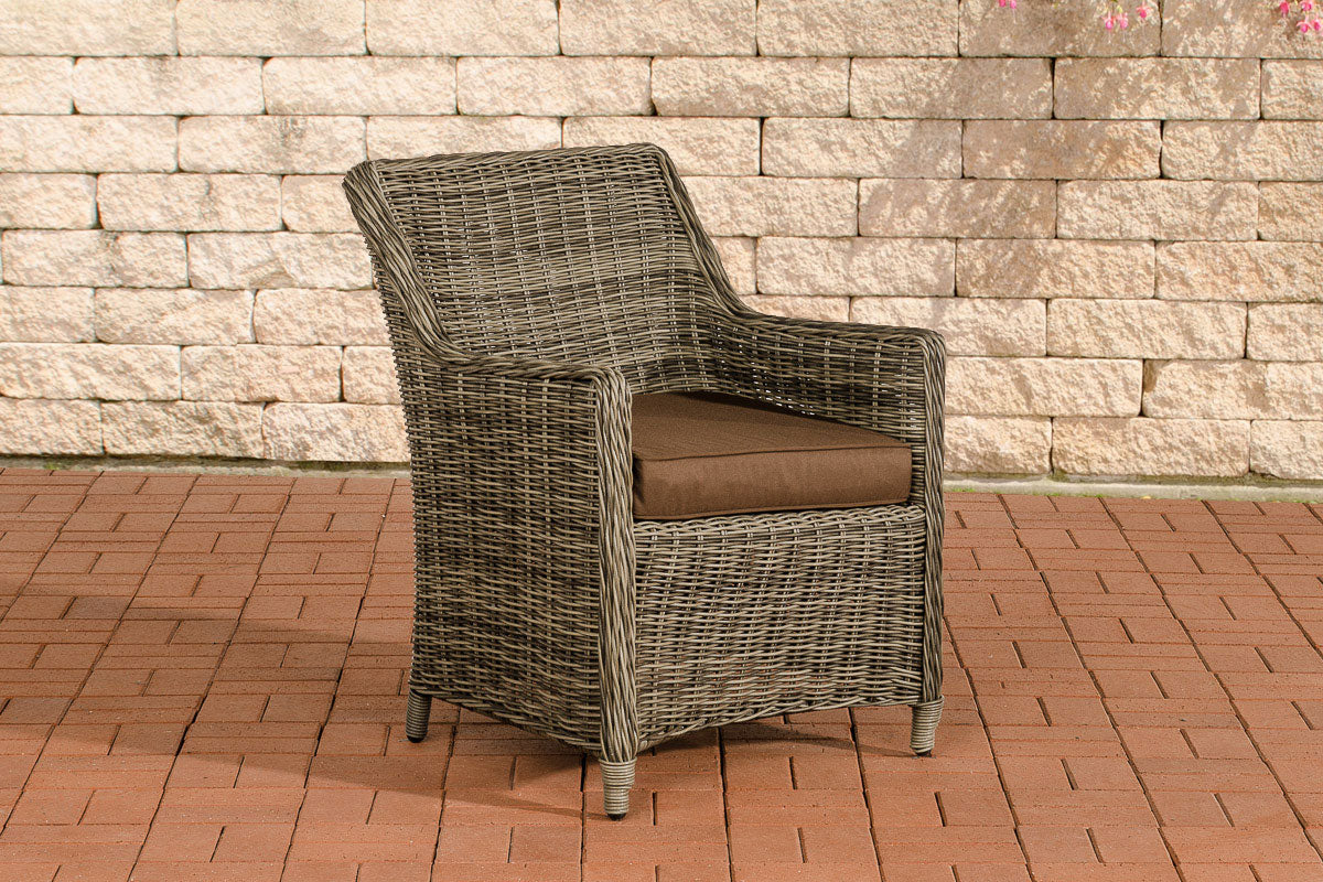CLP 4er Set Sessel Sandnes Terrabraun – Produktabbildung 2