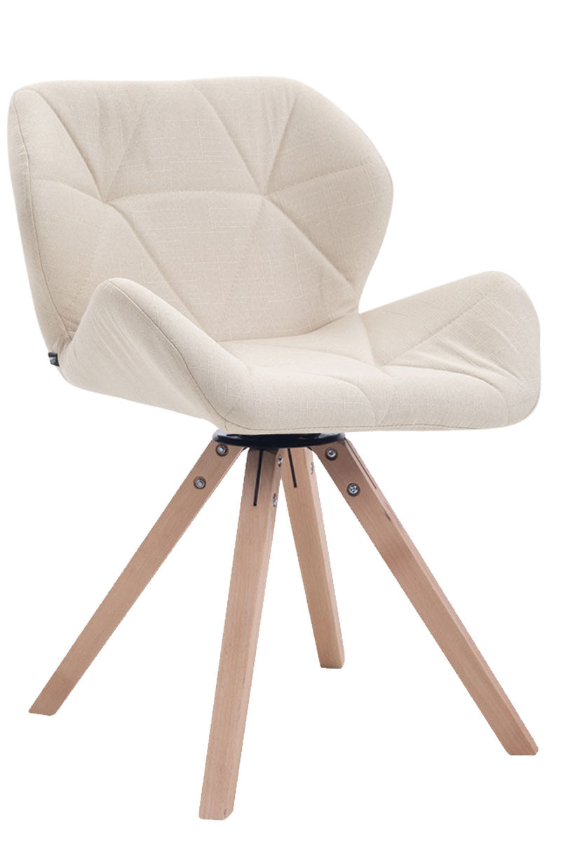 CLP Besucherstuhl Luke Stoff Natura Square – Produktabbildung 2